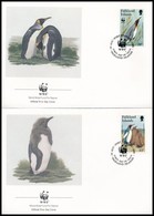 1991 WWF: Pingvin 4 Db FDC Mi 538-541 - Other & Unclassified