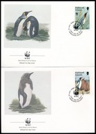 1991 WWF: Pingvin 4 Db FDC Mi 538-541 - Otros & Sin Clasificación