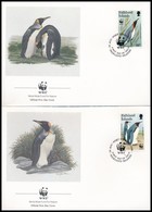 1991 WWF: Pingvin 4 Db FDC Mi 538-541 - Otros & Sin Clasificación