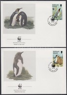 1991 WWF: Pingvinek Sor 4 Db FDC-n Mi 538-541 - Otros & Sin Clasificación