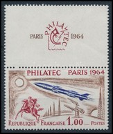 ** 1964 'Philatec' Kiállítás, Párizs (III) Szelvényes Bélyeg,
'Philatec' Kiállítás, Párizs (III) Stamp With Coupon
Mi 14 - Other & Unclassified