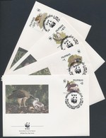 1991 WWF Madarak Sor Mi 2038-2041 4 FDC - Otros & Sin Clasificación