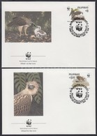 1991 WWF: Sasok Sor 4 Db FDC-n Mi 2038-2041 - Otros & Sin Clasificación