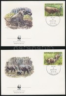 1988 WWF: Erdei Elefánt Sor 4 Db FDC-n Mi 1009-1012 - Autres & Non Classés