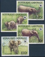 ** 1988 WWF: Erdei Elefánt Sor Mi 1009-1012 - Autres & Non Classés