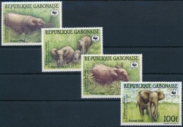 ** 1988 WWF: Erdei Elefánt Sor Mi 1009-1012 - Andere & Zonder Classificatie