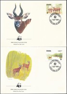 1984 WWF Sor Mi 1060-1063 4 Db FDC-n - Other & Unclassified