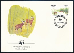 1984 WWF Sor Mi 1060-1063 4 Db FDC-n - Other & Unclassified