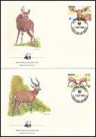 1984 WWF: Bongó Sor 4 Db FDC Mi 1060-1063 - Otros & Sin Clasificación