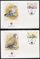 1991 WWF Madarak 4 Db FDC-n Mi 619-622 - Andere & Zonder Classificatie