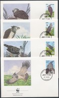 1990 WWF Hárpiák Sor Mi 3077-3080 4 FDC - Autres & Non Classés