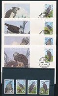 ** 1990 WWF: Hárpia Sor Mi 3077-3080 + 4 FDC - Autres & Non Classés