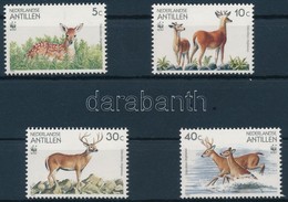 ** 1992 WWF: Szarvasok Sor  4 FDC-n + A Sor WWF-es értékei  Mi 739-742 - Andere & Zonder Classificatie