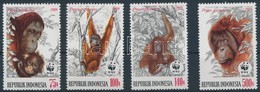 ** 1989 WWF: Orangután Sor Mi 1291-1294 - Otros & Sin Clasificación