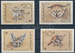 ** 1989 WWF Sivatagi Róka Mi 450-453 - Autres & Non Classés