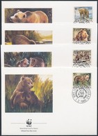 1988 WWF Medve Sor Mi 2260-2263 FDC - Autres & Non Classés