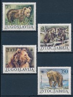 ** 1988 WWF: Barna Medve Sor + 4 Db FDC Mi 2260-2263 - Otros & Sin Clasificación