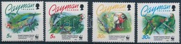 ** 1993 WWF: Papagájok Sor Mi 690-693 + 4 Db FDC (gumihiba/gum Disturbance) - Other & Unclassified