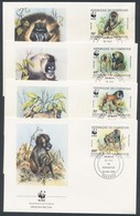 1988 WWF Drill Sor Mi 1155-1158 4 FDC - Otros & Sin Clasificación