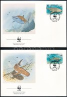 1991 WWF: Tengeri állatok Sor 4 Db FDC-n Mi 566-569 - Andere & Zonder Classificatie