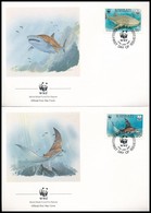 ** 1991 WWF: Tengeri állatok Sor Mi 566-569 4 Db FDC-n - Andere & Zonder Classificatie