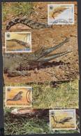 1987 WWF Krokodilok Sor Mi 1063-1066 4 CM - Other & Unclassified