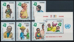 ** 1979 Nemzetközi Gyermekév Sor + Blokk,
International Year Of Children Set + Block
Mi 613-618 + 29 - Other & Unclassified