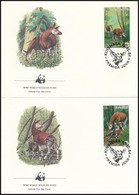 1984 WWF: Okapi Sor 4 Db FDC-n Mi 875-878 - Andere & Zonder Classificatie