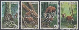 ** 1984 WWF: Okapi Sor Mi 875-878 - Other & Unclassified