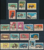 ** 1964 Állatok Sor (ráncok, Rövid Fogak),
Animals Set (creases, Short Perfs.)
Mi 949-968 - Other & Unclassified