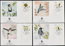 ** 1987 WWF Madarak Sor + Sor 4 FDC-n Mi 3589-3592 - Other & Unclassified