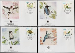 ** 1987 WWF Madarak Sor + Sor 4 FDC-n Mi 3589-3592 - Other & Unclassified