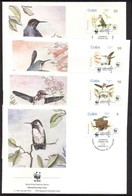 ** 1992 WWF: Méhkolibri Mi 3589-3592 + 4 Db FDC - Andere & Zonder Classificatie