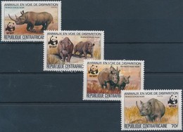 ** 1983 WWF Orrszarvúk Sor Mi 985-988 A - Otros & Sin Clasificación