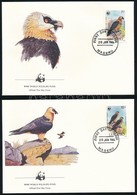 1986 WWF: Saskeselyű Sor Mi 556-559 4 Db FDC-n - Autres & Non Classés