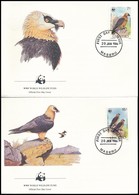 1986 WWF: Szakállas Saskeselyű Sor 4 Db FDC Mi 556-559 - Autres & Non Classés