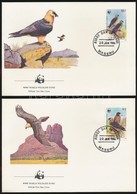 1986 WWF: Szakállas Saskeselyű Sor 4 Db FDC-n Mi 556-559 - Other & Unclassified