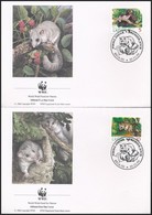 ** 1994 WWF: Pele Sor 4 Db FDC - N + Sor Mi 378-381 - Autres & Non Classés