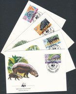 1984 WWF Törpevíziló Sor Mi 1315-1318 4 FDC - Otros & Sin Clasificación