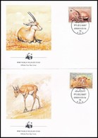 1987 WWF: Gazella Sor 4 Db FDC-n Mi 1753-1756 - Otros & Sin Clasificación