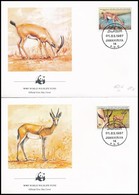 1987 WWF: Gazella Sor 4 Db FDC-n Mi 1753-1756 - Otros & Sin Clasificación