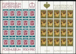 ** 1980 Postamúzeum Mi 750 Kisív +  Mi 747-749 Kisívsor (Mi EUR 82.-) - Andere & Zonder Classificatie