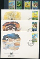 ** 1989 WWF Kisállatok Sor + 4 FDC Mi 967-970 - Andere & Zonder Classificatie