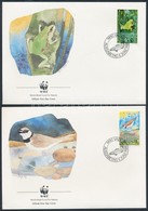 1989 WWF Kisállatok Sor 4 FDC-n Mi 967-970 - Otros & Sin Clasificación