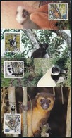 1988 WWF: Lemúrok Sor 4 Db CM-en Mi 1110-1113 A - Andere & Zonder Classificatie