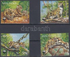 ** 1995 WWF Párducok Sor + Ugyanaz A Sor 4 FDC-n Mi 557-560 - Andere & Zonder Classificatie