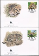 1995 WWF: Ködfoltos Párduc Sor 4 Db FDC-n Mi 557-560 - Otros & Sin Clasificación