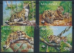 ** 1995 WWF: Leopárd Sor Mi 557-560 + 4 Db FDC-n - Andere & Zonder Classificatie