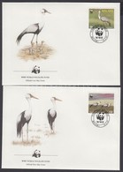 1987 WWF Darvak Sor Mi 477 X - 480 X 4 FDC - Autres & Non Classés