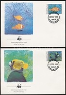 1986 WWF: Halak Sor 4 Db FDC-n Mi 1198-1201 - Otros & Sin Clasificación